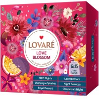 Колекція чаїв Lovare Love Blossom, 90 пакетиків